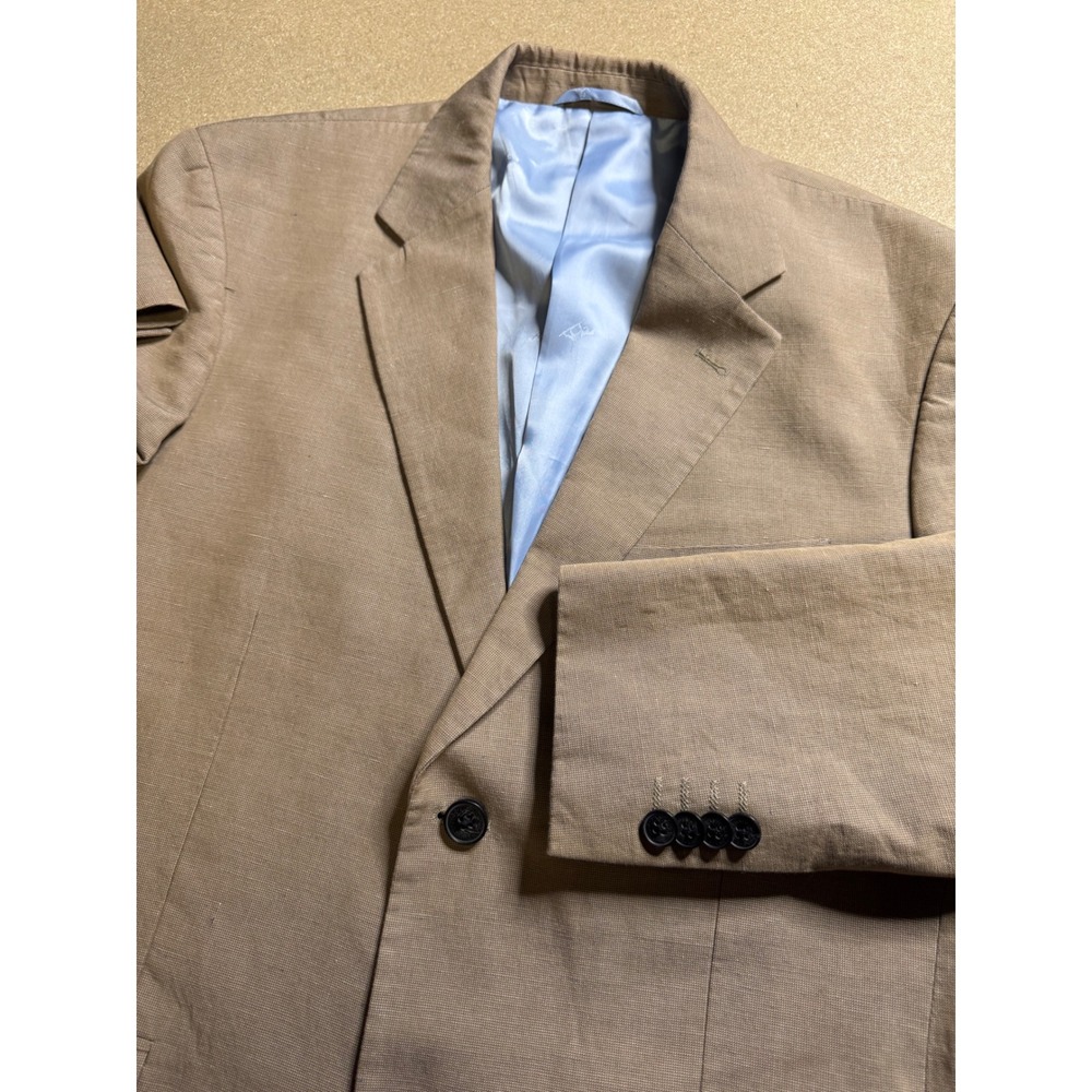 Rodd‎ & Gunn Original Fit Beige Cotton Linen Blazer Jacket - Woven in Italy